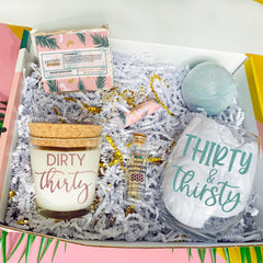 Dirty Thirty Signature Candle Spa Gift Box