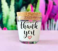 Thank You Candle Shower Spa Box