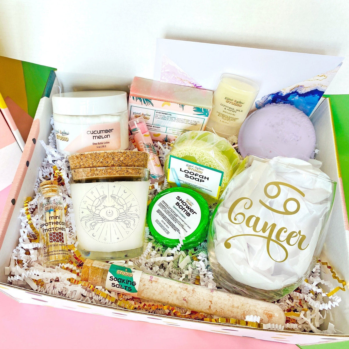 Cancer Zodiac Birthday Large Spa Box